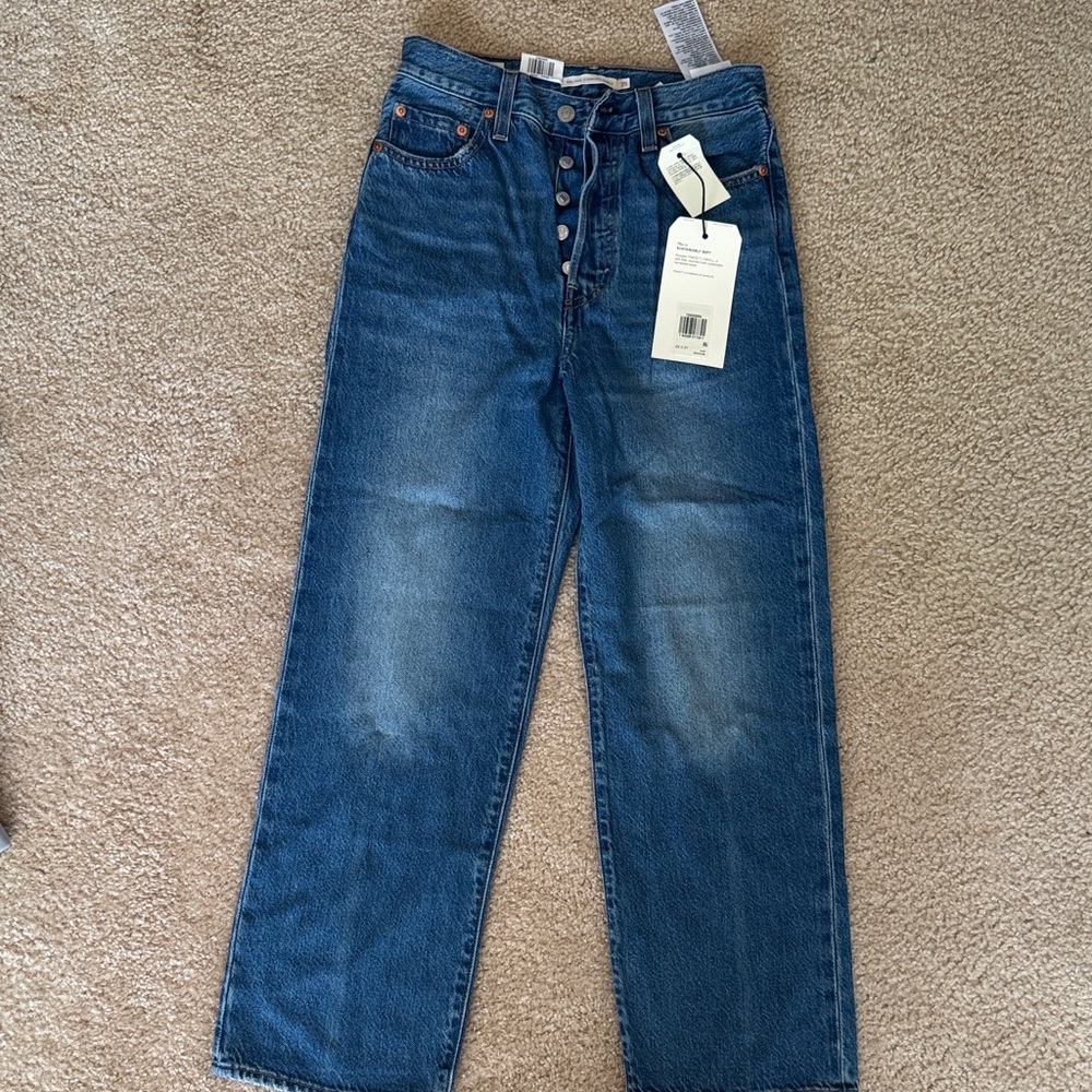 Levi's ribcage straight ankle